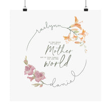 CUSTOM Flower Wreath - 16x16 Print