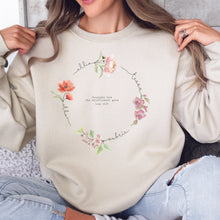 SWEATSHIRT – Personalized Wild Flower Wreath