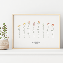 PRINT – Personalized Wild Flower Bed
