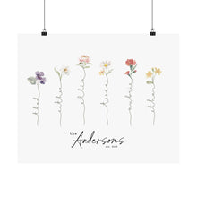 PRINT – Personalized Wild Flower Bed