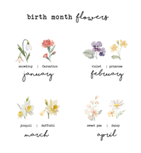 Personalized Birth Month Flower Bed (up to 10 names) – DIGITAL